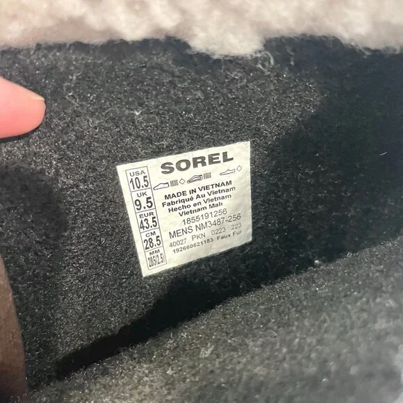 NWT Sorel Caribou Men's Waterproof Boot Bruno Brown Size 10.5 - Picture 9 of 11